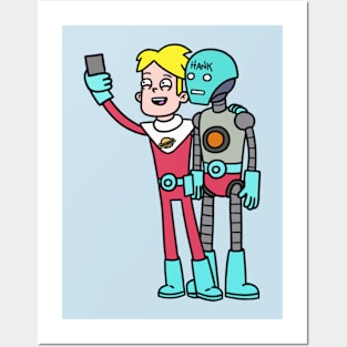 Gary & Hank BFFs selfie Posters and Art